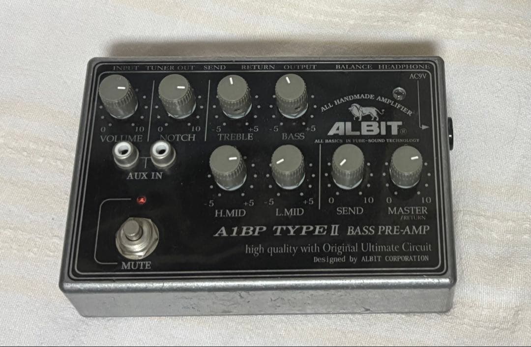 ALBIT ベース プリアンプ A1BP TYPEⅡ ACアダプター付き - メルカリ