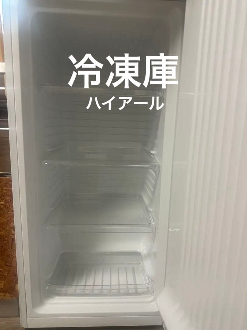 【ハイアール 電気冷凍庫】JF-NU100G 動作確認済み JF-NU100G 冷凍庫 Live Series ホワイト [100L /1ドア /右開きタイプ