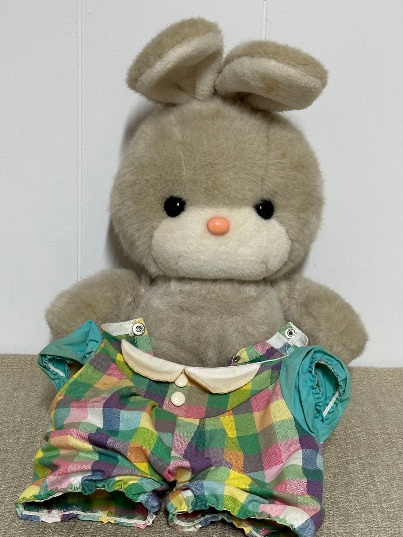 希少！当時物 吉徳 旧タグ うさぎ ぬいぐるみ 昭和レトロ レア！兎