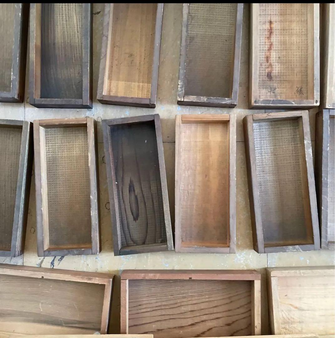 ゲリラセット】活版印刷所から出た木のもの 色々 50個くらい-5【活版