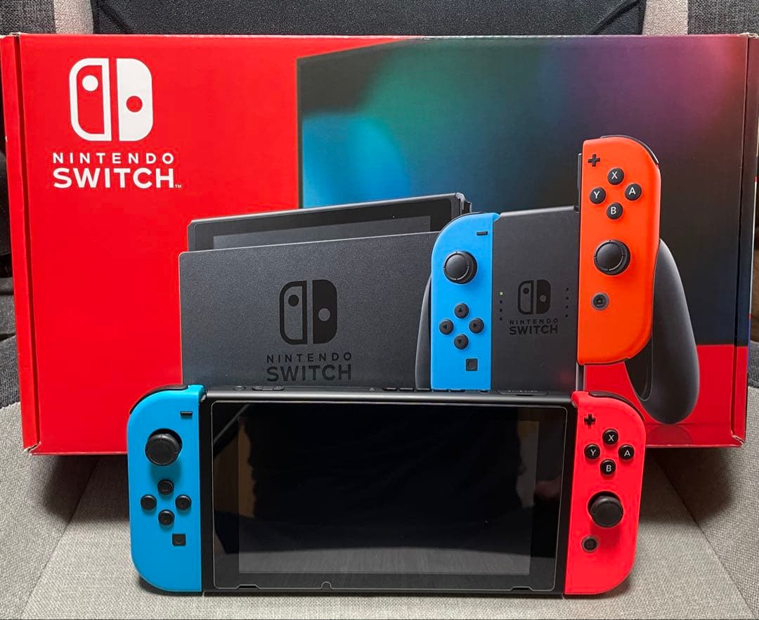 Nintendo Switch バッテリー強化版 付属品全てあり 未使用に近い】バッテリー強化版 Nintendo Switch ニンテンドー