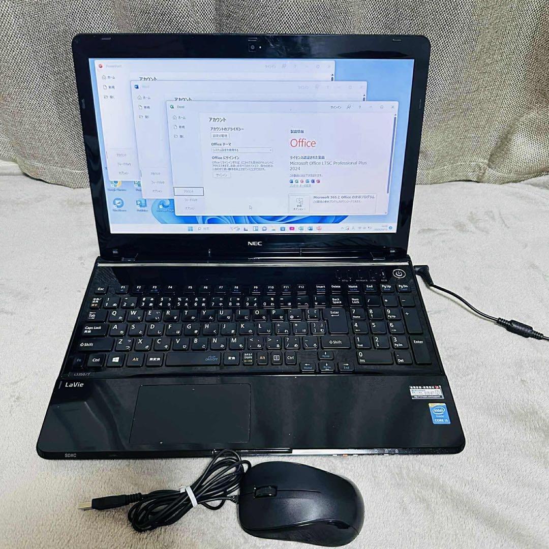 S150 NECノートパソコンSSDサクサク動く Windows11オフィス付き - メルカリ