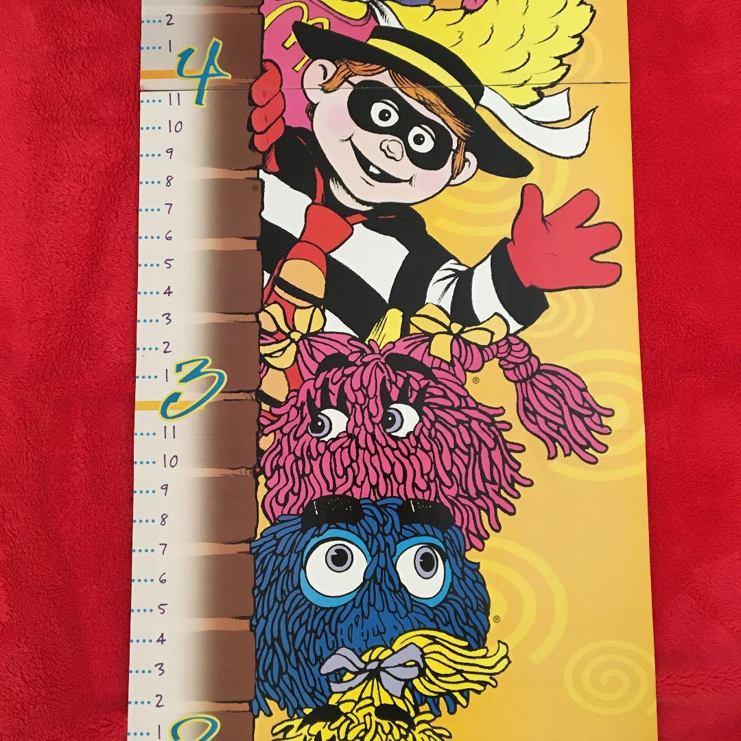 マクドナルド 身長計 ドナルド ハンバーグラー グリマス バーディ