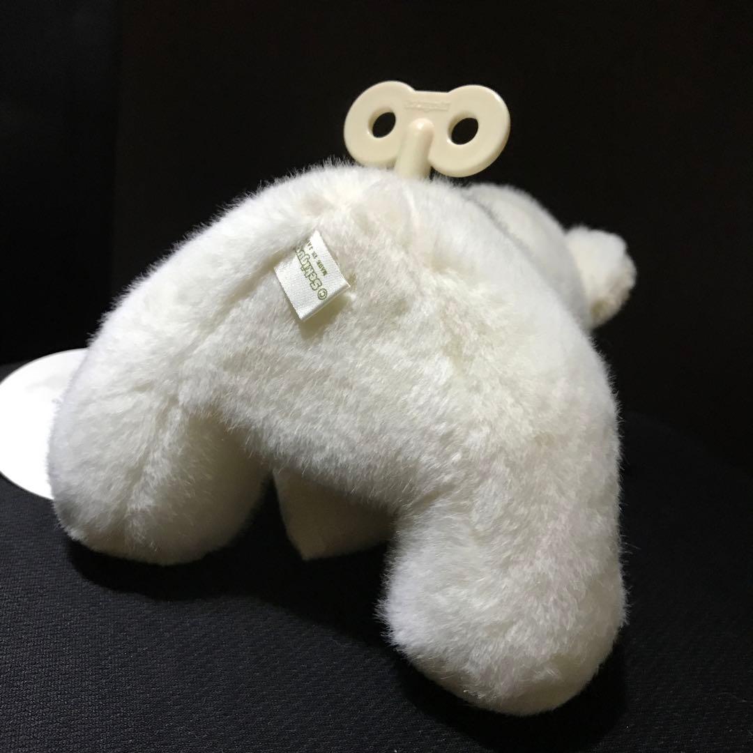 ぬいぐるみ くま シロクマ シュガーベアー オルゴール セキグチ レトロ