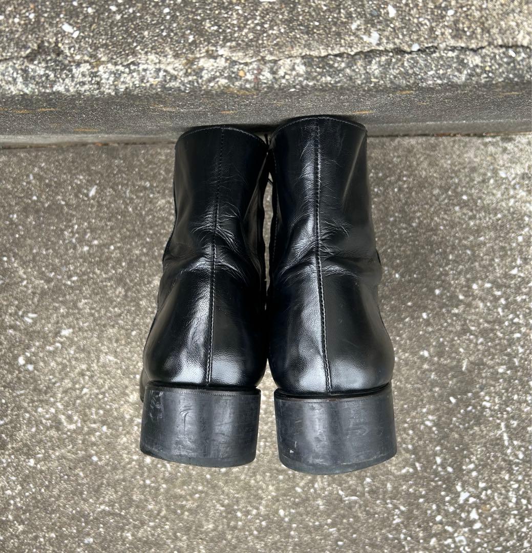 FLORSHEIM DUKE BOOTS ヒールブーツ革靴サイドジップ