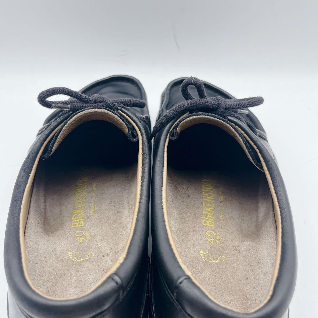 廃盤❗️ビルケンシュトック パサデナ レザー 黒 コンフォート 40