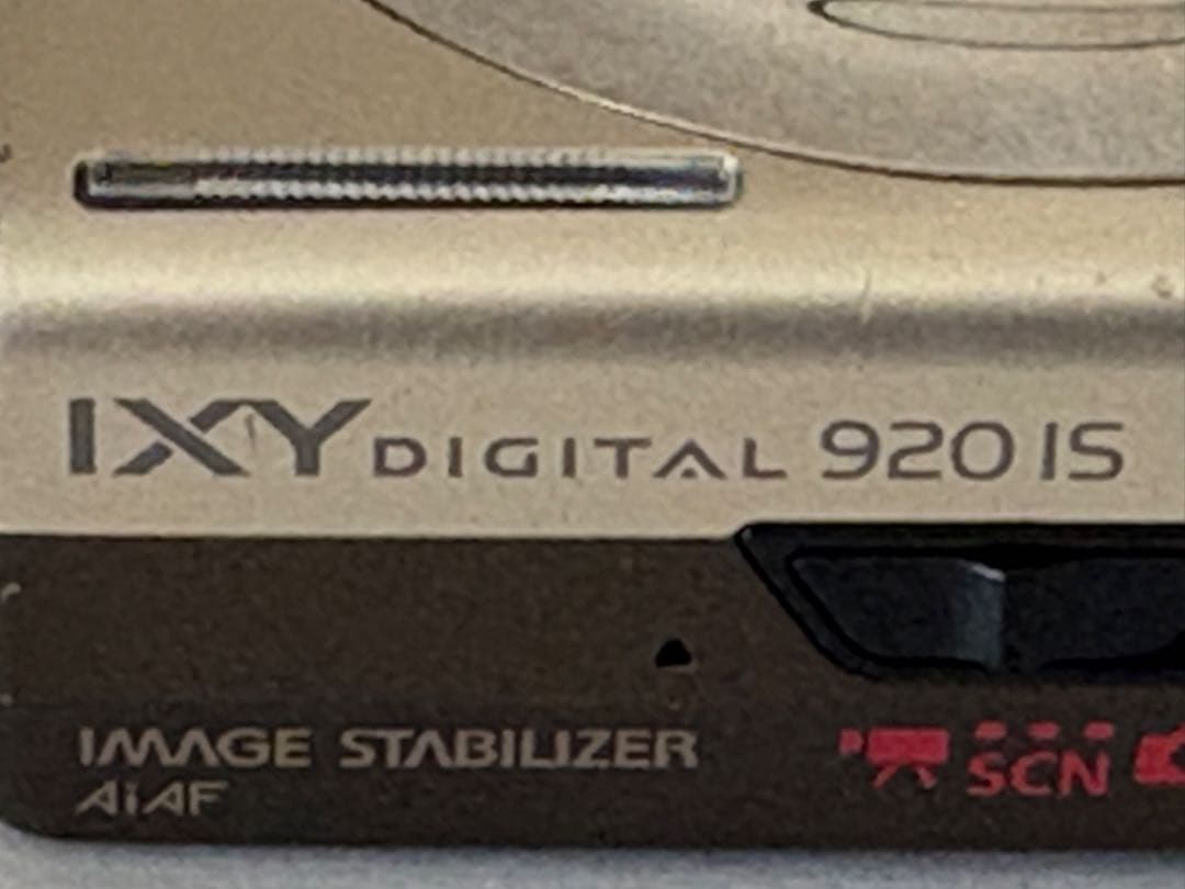 Canon IXY920IS ゴールド 動作品 充電器、SDカード4GB付き