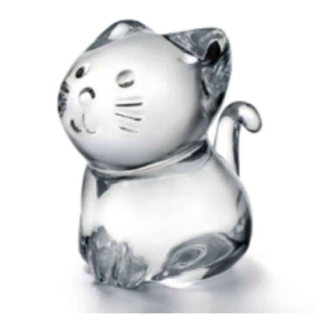 新品】バカラ 猫 キャット ねこ ネコ 置物 オブジェ オンライン