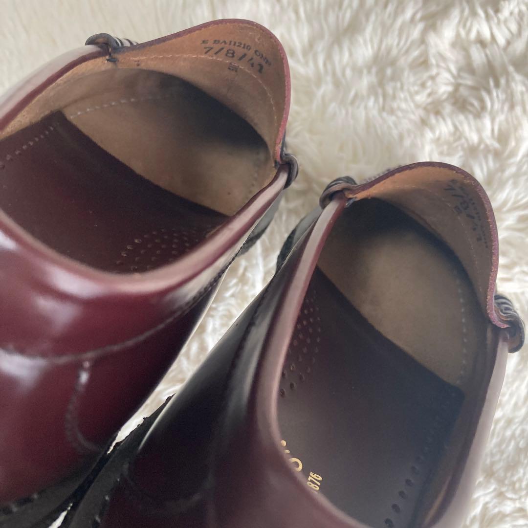 【美品】G.H.BASS Weejuns ローファー ブラウン レッド