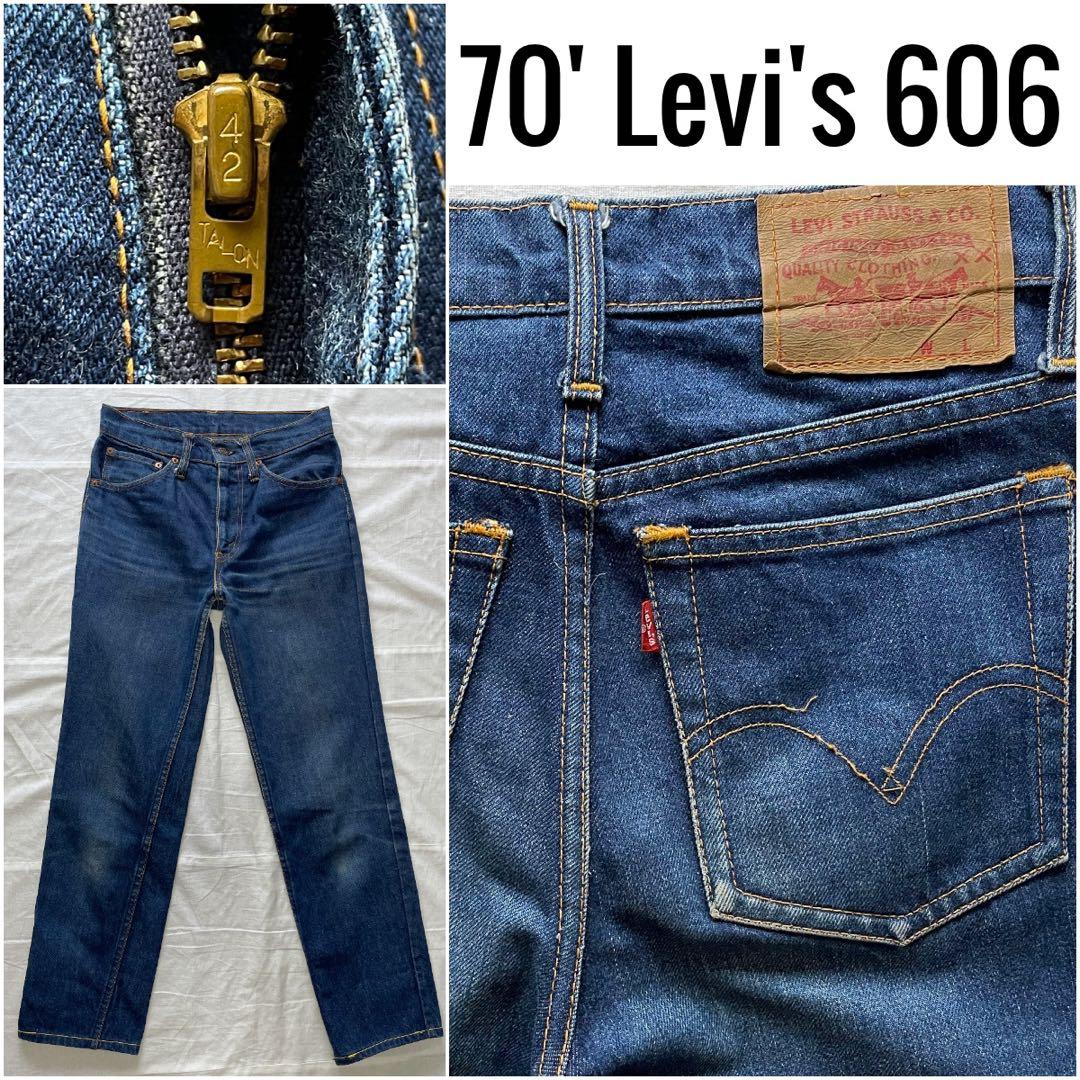 70's Levi's リーバイス 606 赤タブ TALON42 ビンテージ - メルカリ