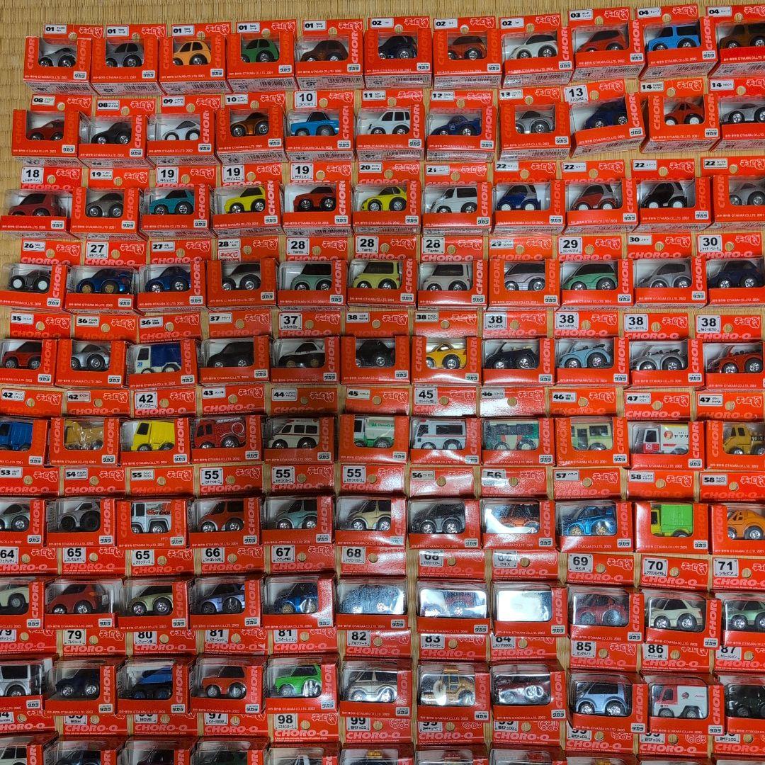 チョロQ 大量 赤箱/白箱/Q ショップ製など約240台 ダブリなし - メルカリ