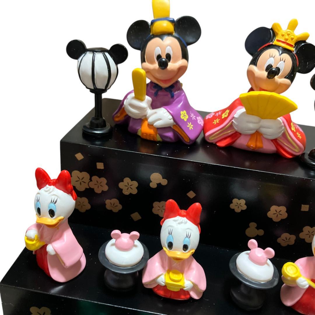 ベルメゾン ひな人形 ケース入り 雛飾り ディズニー 五段飾りケース