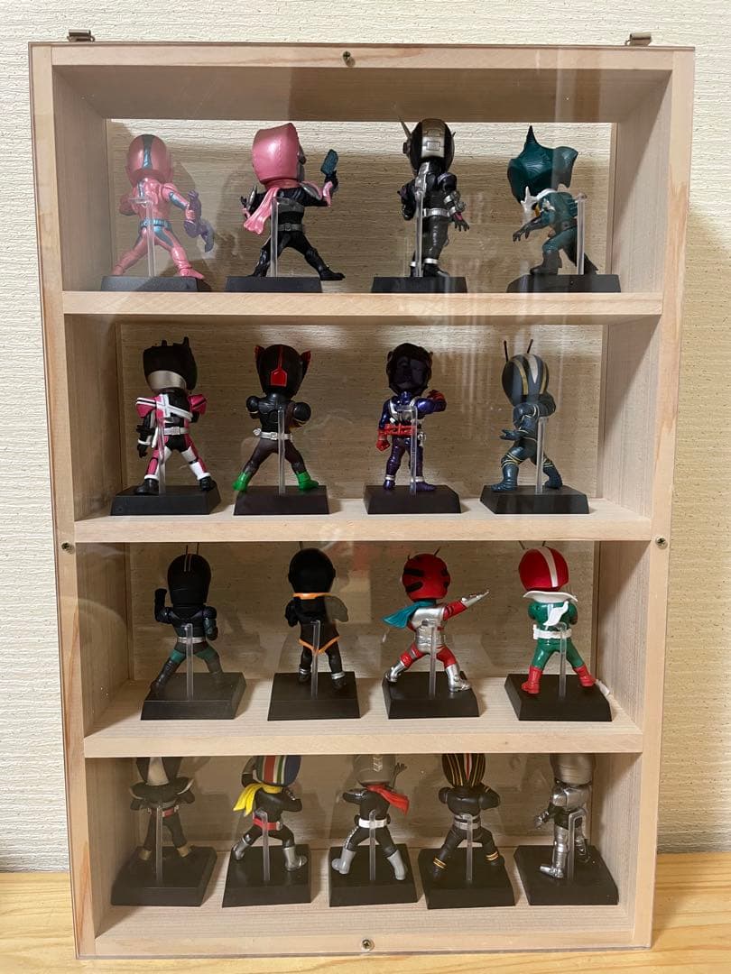 仮面ライダー デフォルメクス 一番くじ フィギュア 17体セット ケース