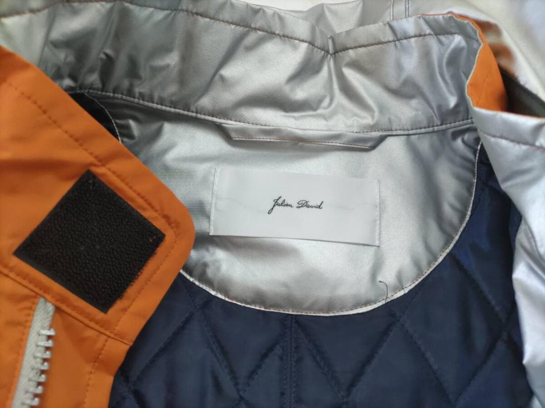 新品同様 Julien David フード付モッズコート 橙 75,800円の品 - メルカリ