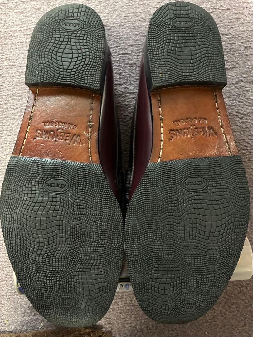 【値下相談可】GHBASS LARSON　バーガンディ US7.5 25.5cm