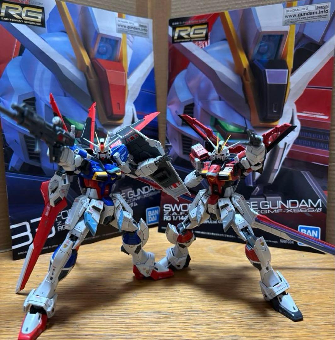 RGフォースインパルスガンダム & ソードインパルスガンダム セット RG ソードインパルスガンダム レビュー