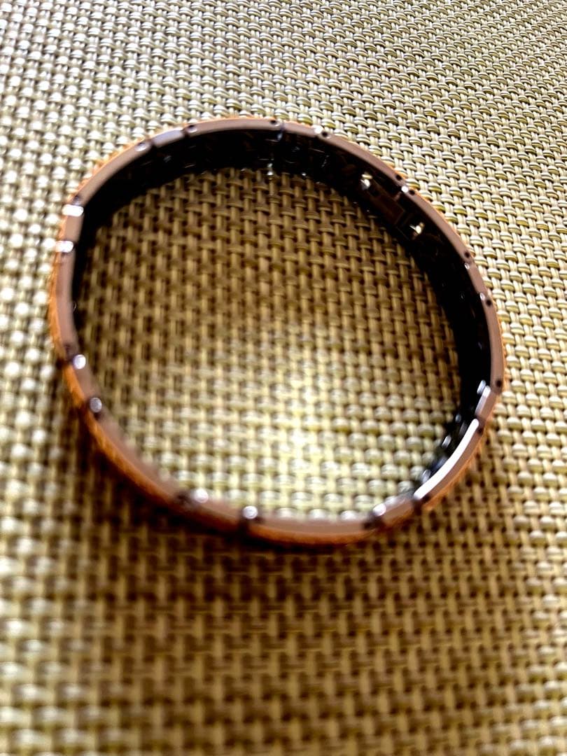 GAMMAシルバーゴールドタングステンス磁気ブレスレット　アクセサリー　健康用品 タングステン 傷つかない 磁気ブレスレット メンズブレスレット メタル