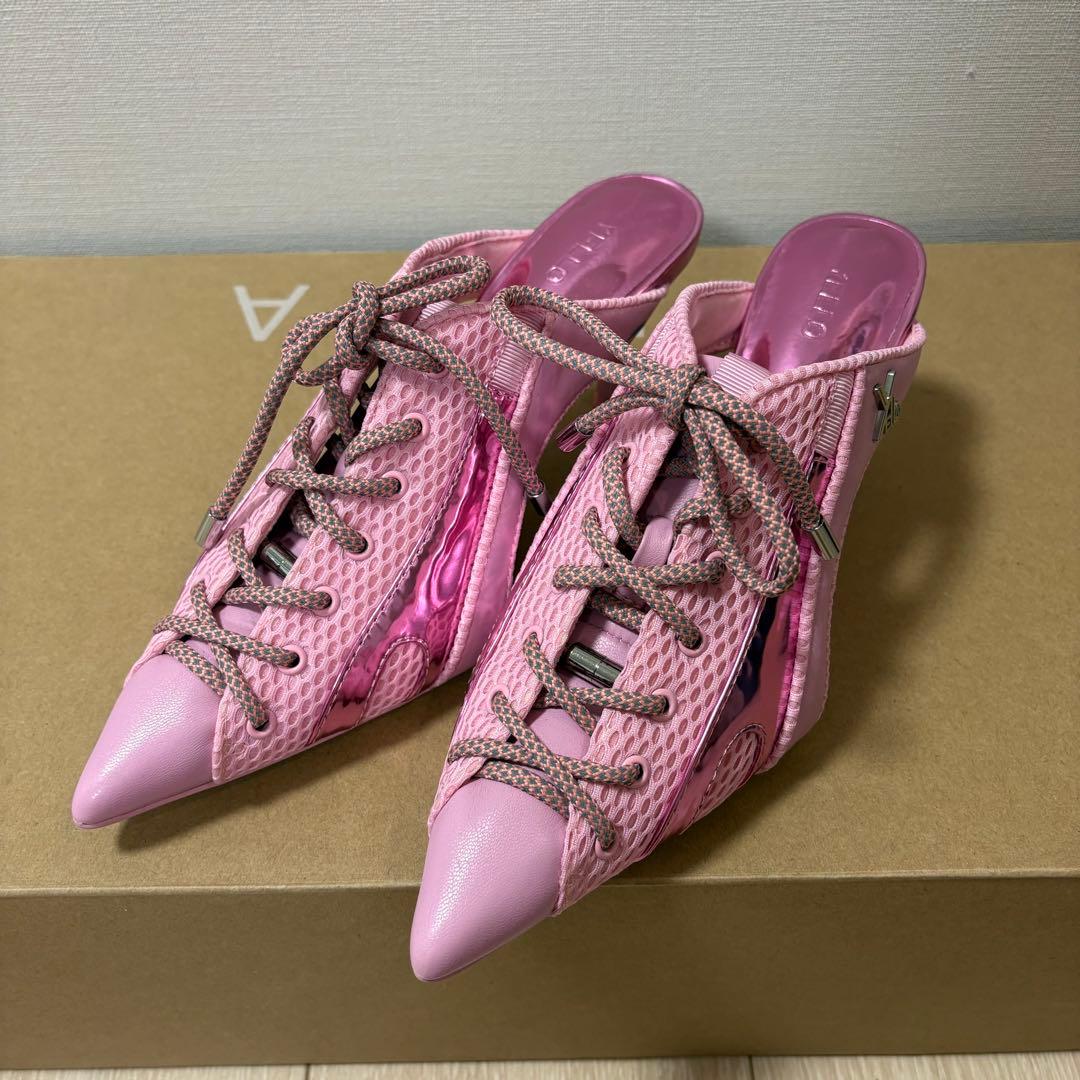 YELLO PINKミュール　24.5cm(Lサイズ)