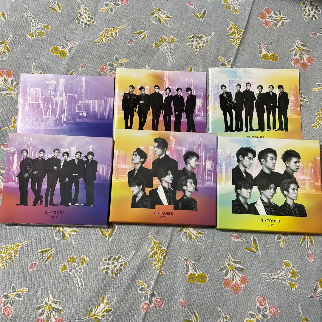SixTONES CITY 3形態特典付きセット - メルカリ
