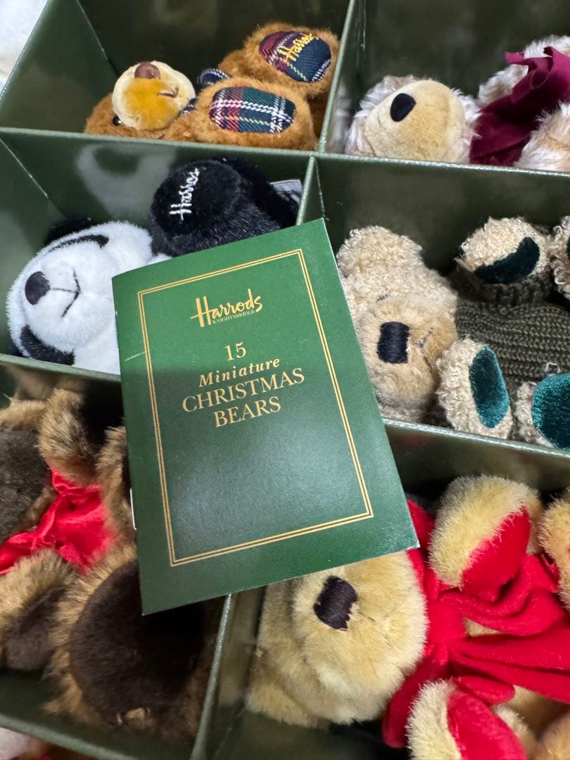 Harrods 15周年 テディベア 15体 1986〜2000