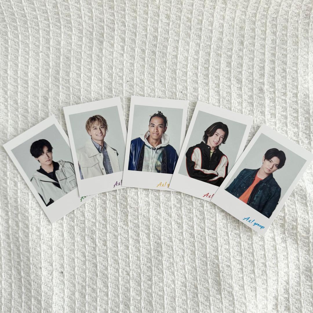 Aぇ! group Gotta Be 特典 チェキ風カード 5枚セット - メルカリ