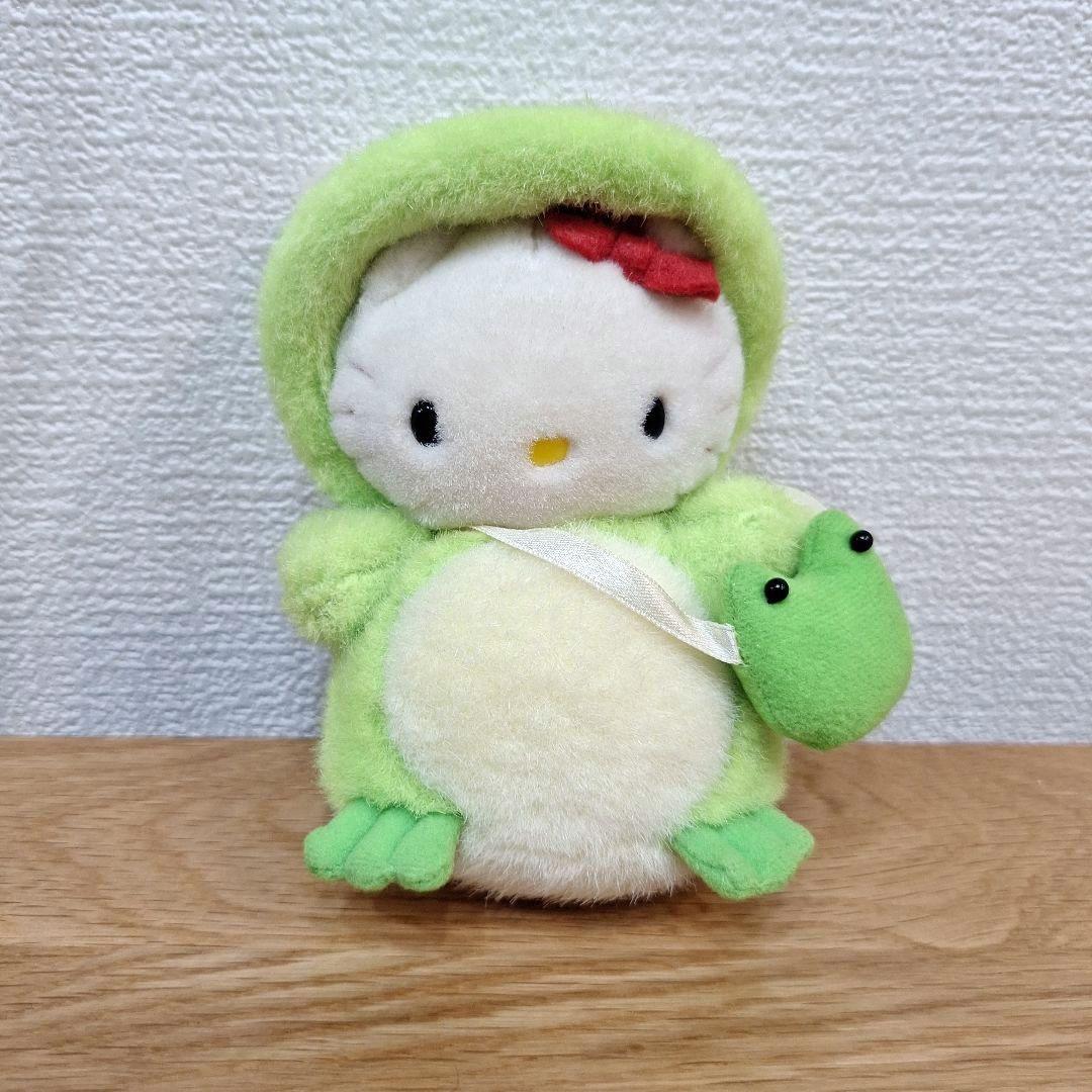 ハローキティ キティ サンリオ カエル 着ぐるみ ぬいぐるみ - メルカリ