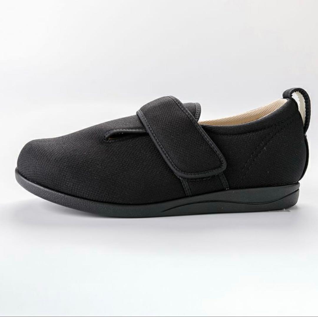 AYUMI 介護用シューズ M 22.0〜22.5cm 黒