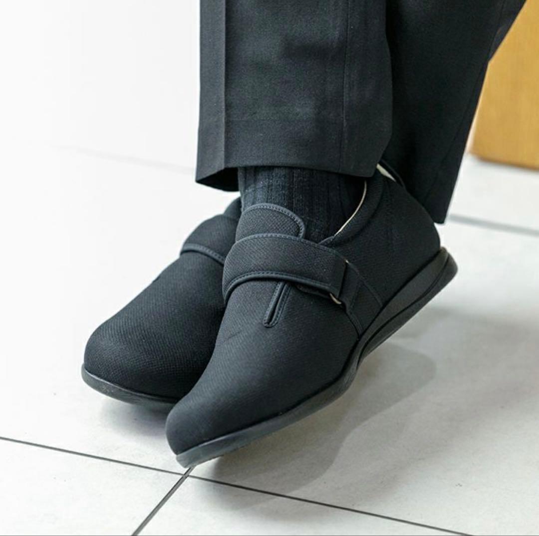 AYUMI 介護用シューズ M 22.0〜22.5cm 黒