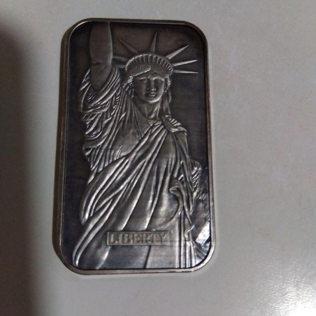 liberty traed silver 1トロイオンス シルバーバー - メルカリ