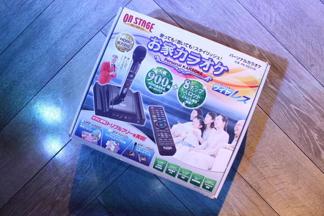 パーソナルカラオケ　オン・ステージ ON STAGE PK-NE01W 佐藤商事【ワイヤレス】パーソナルカラオケ オン・ステージ ON STAGE