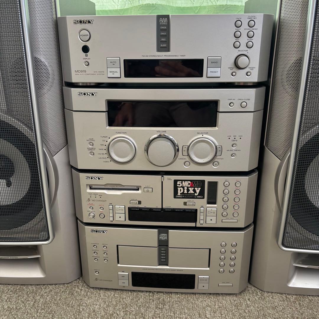 ジャンク】SONY DHC-MD919 Pixy システムコンポ①