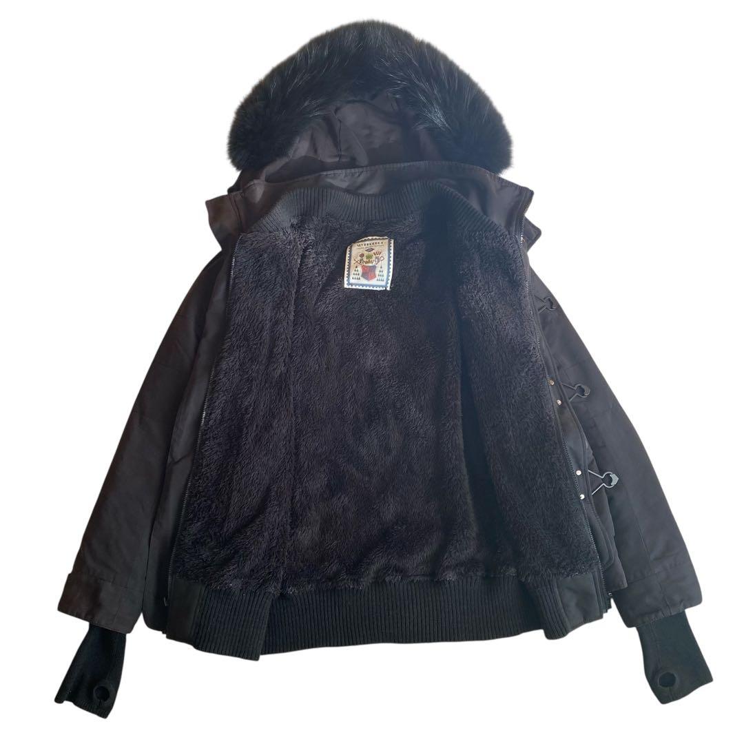 SLY N3B ファーモッズコート 平成 y2k フェアリーグランジ ダークコア