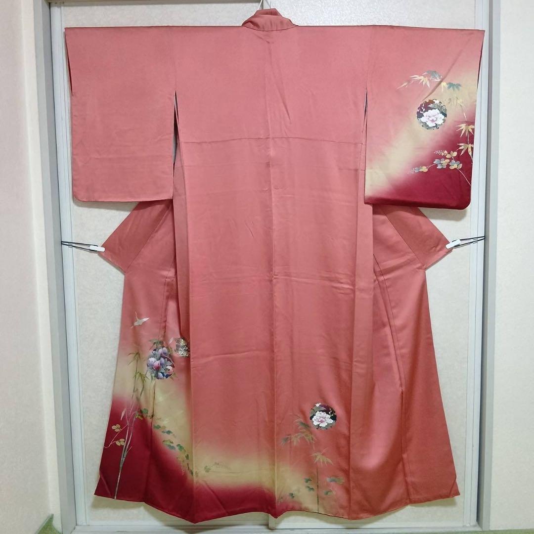 やまと謹製 袷 正絹 友禅 訪問着 フルセット 状態良好 卒業式 入学式