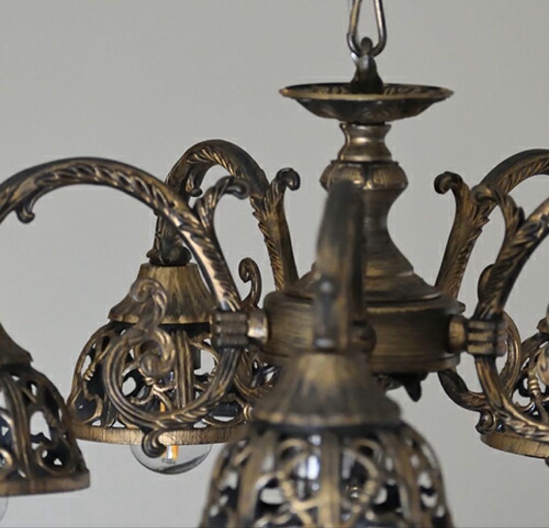 ジョグジャ Jogjakarta 5灯シャンデリア