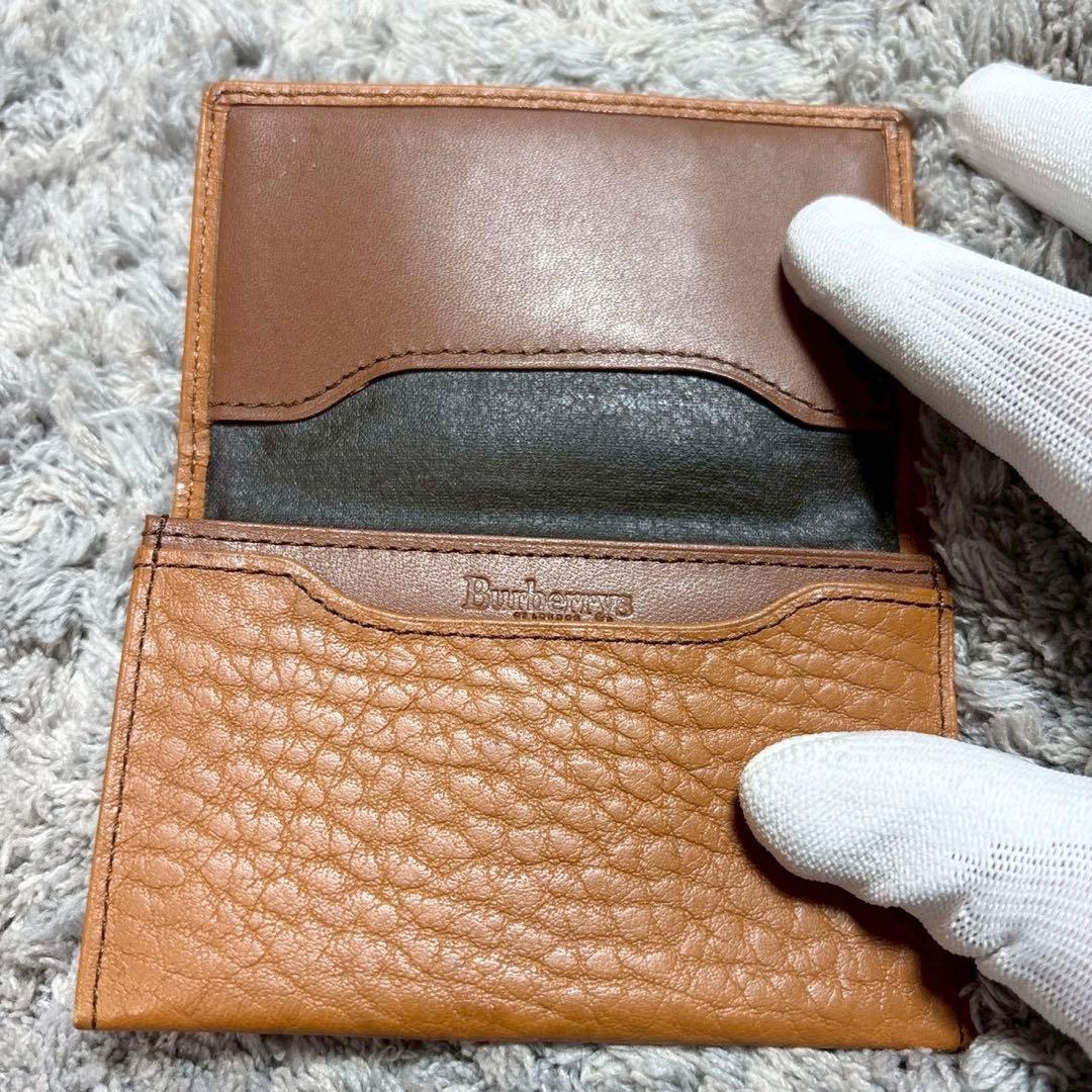 Burberrys バーバリー 名刺入れ カードケース レザー ブラウン - メルカリ