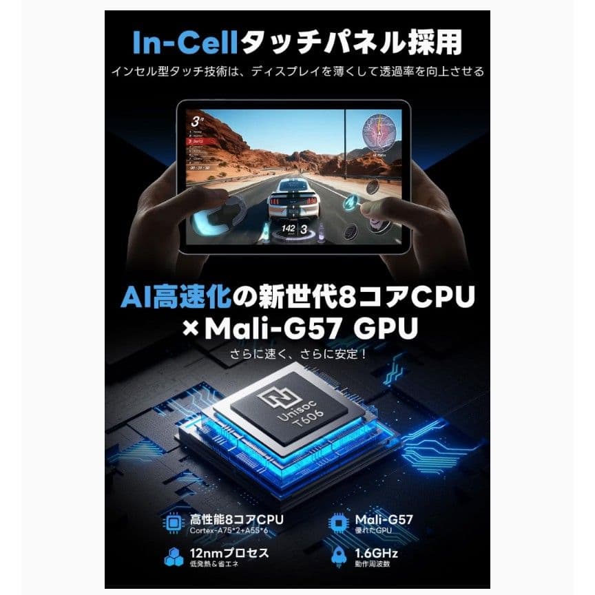 Android 15 タブレット 10.1インチ 8コア 24GB 128GB - メルカリ