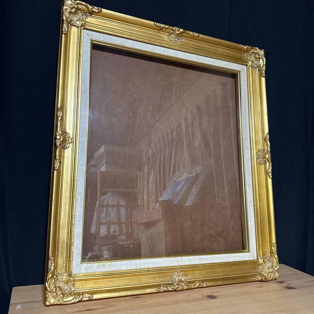 F10号　額縁　油彩額縁　油絵額縁　ガラス 8111 F10号 アクリル付き 軽量額縁 油絵額縁 油彩額縁 油絵用額縁