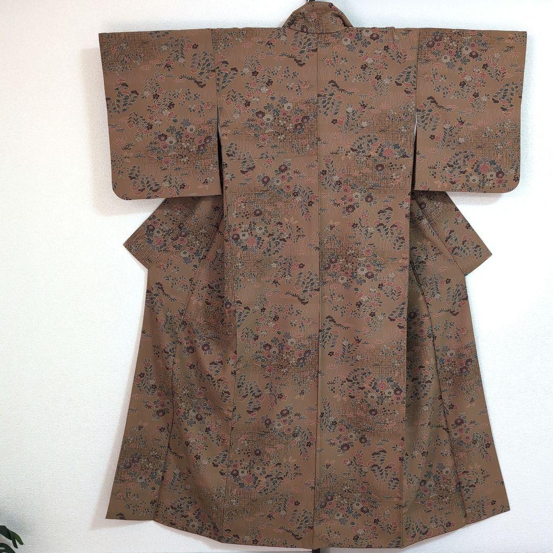 三花】美品 東レシルック 東洋和装 袷 洗える着物 リユース - メルカリ