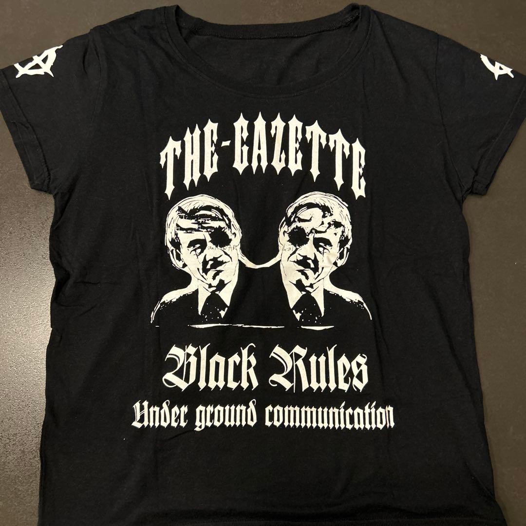 the GazettE バンドTシャツ 黒 非売品 - メルカリ