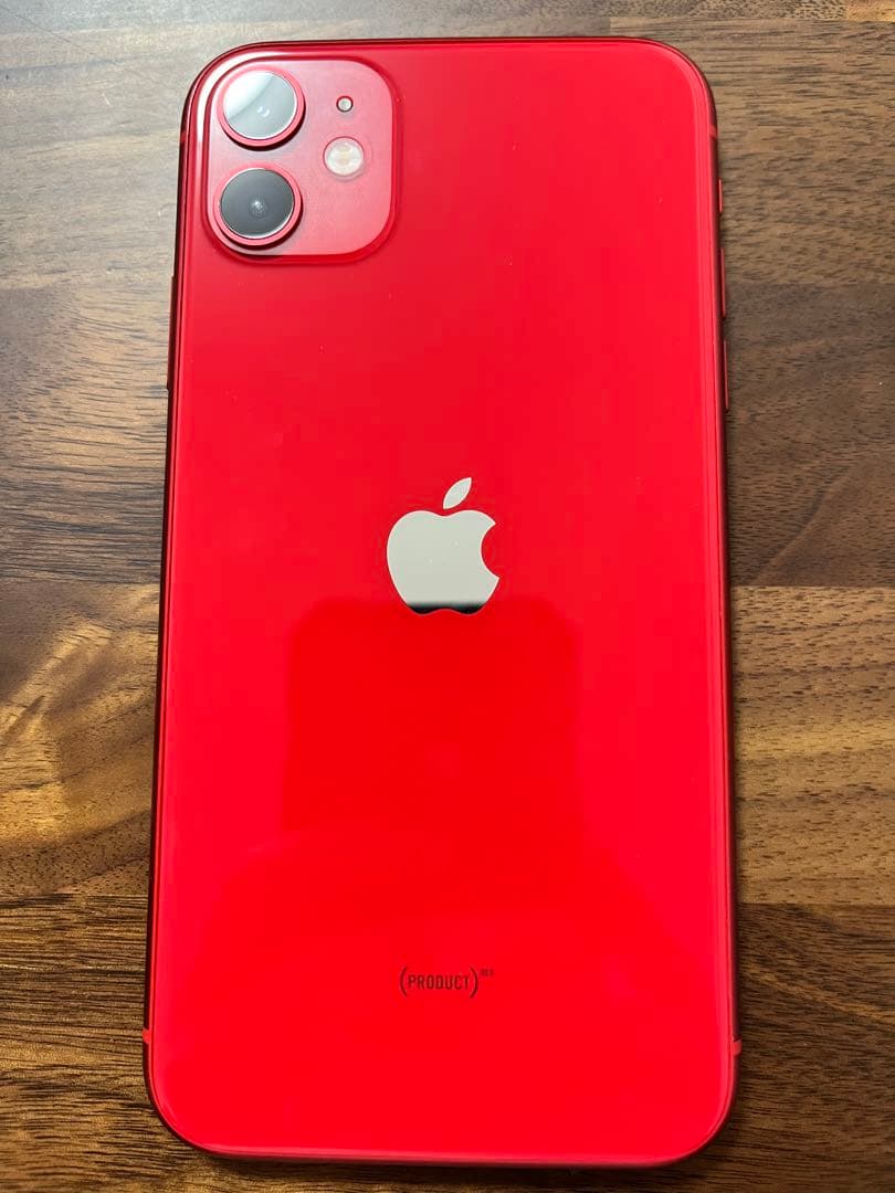 美品 iPhone 11 256 GB SIMフリー レッド 本体 - メルカリ