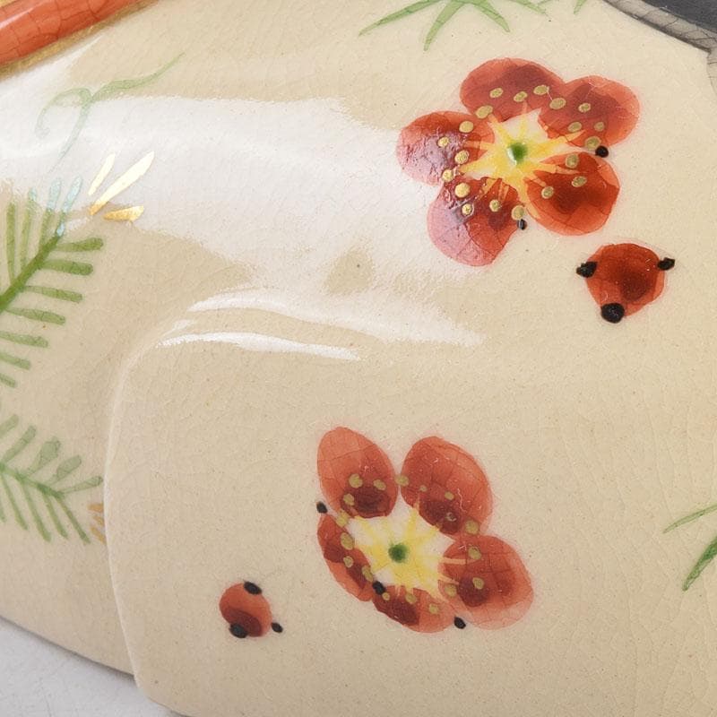 京焼 伊東陶山作 犬張子 お伽犬 置物 縁起物 共布共箱 C 8781 - メルカリ