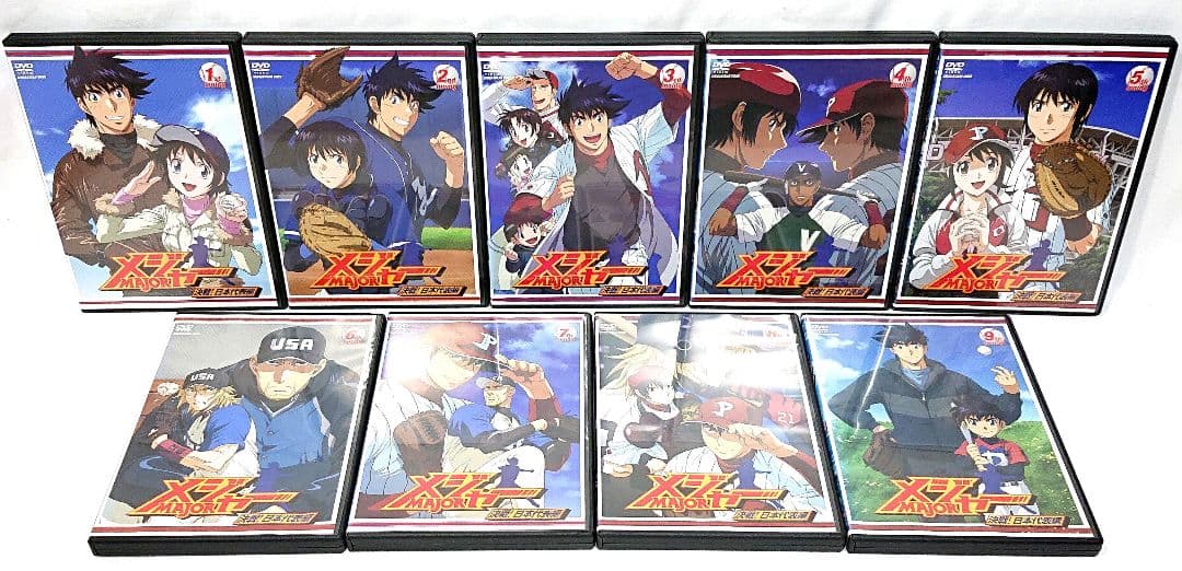 ケース無し//メジャー/ Major【1～6期+劇場版】DVD 全56巻