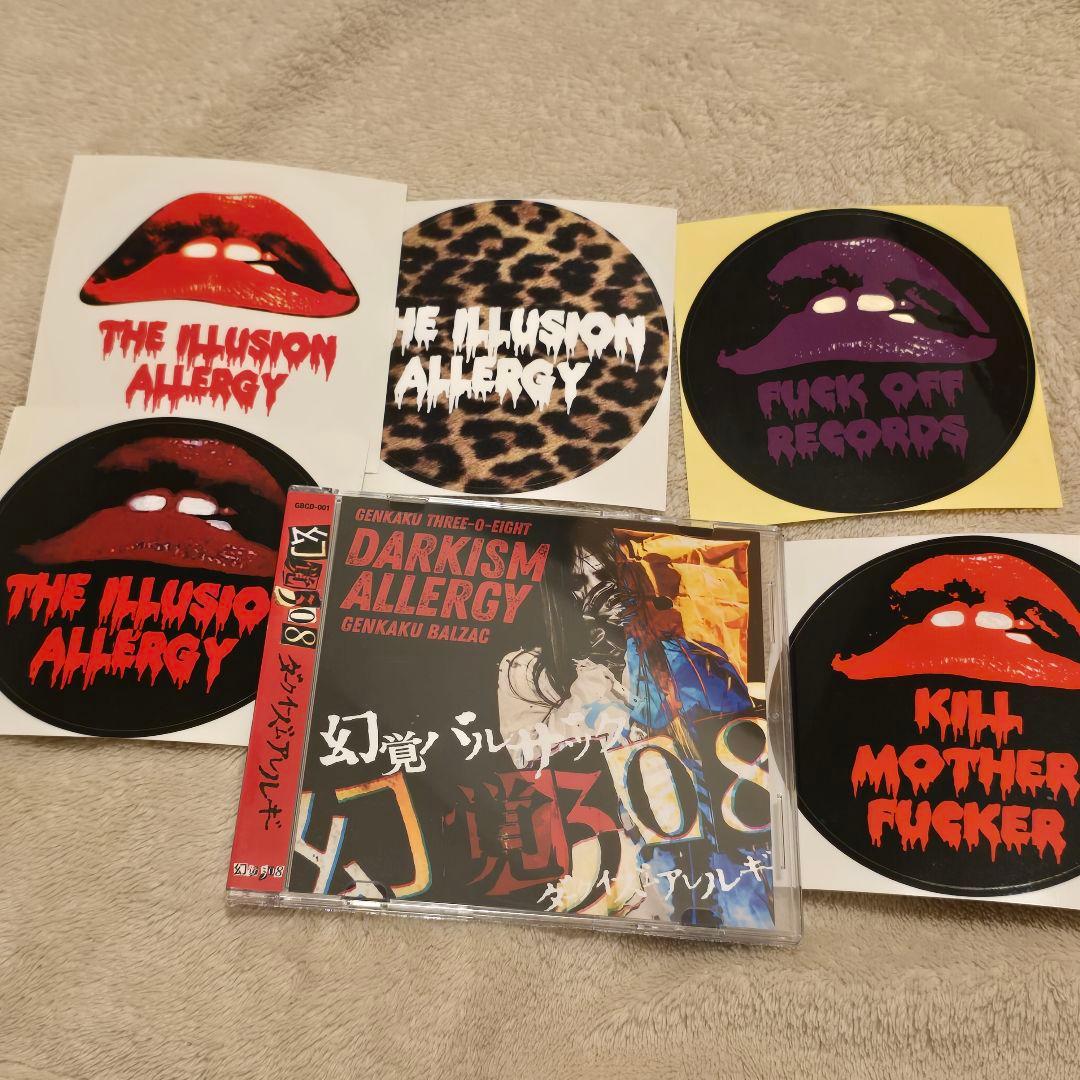 DARKISM ALLERGY 幻覚308 ステッカー付き DARKISM ALLERGY 幻覚308 ステッカー付き