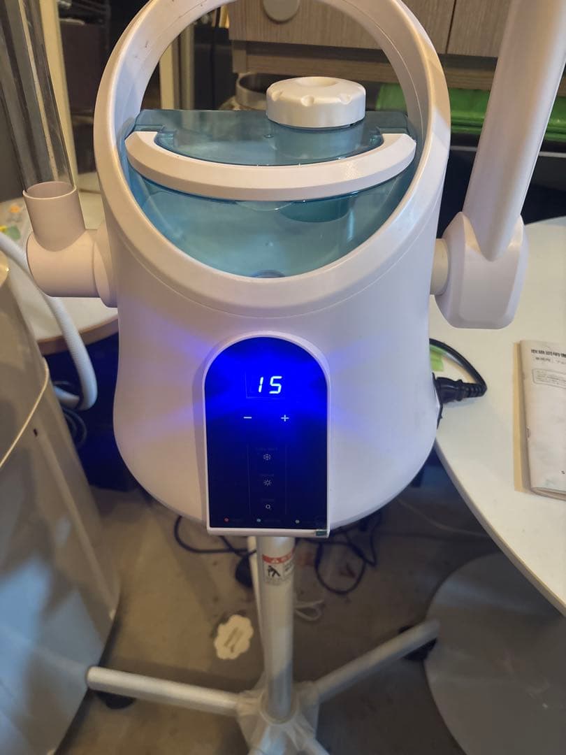 ▼*▽様 業務用フェイシャルスチーマー HOT&COOL 説明書付 美品 動作確 v04st-a1.jpg