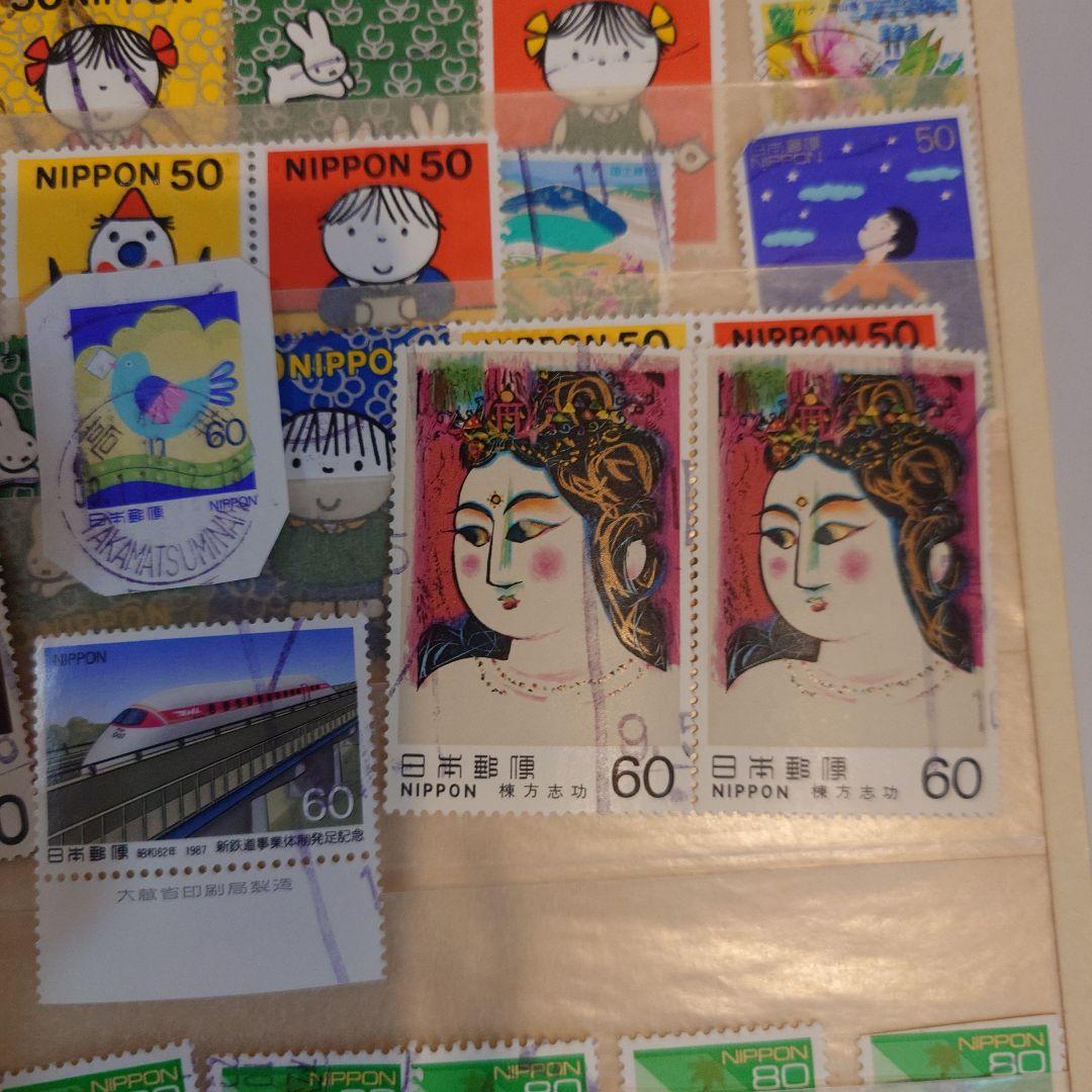 日本 使用済み切手 コレクション 55枚まとめ売り ページ3