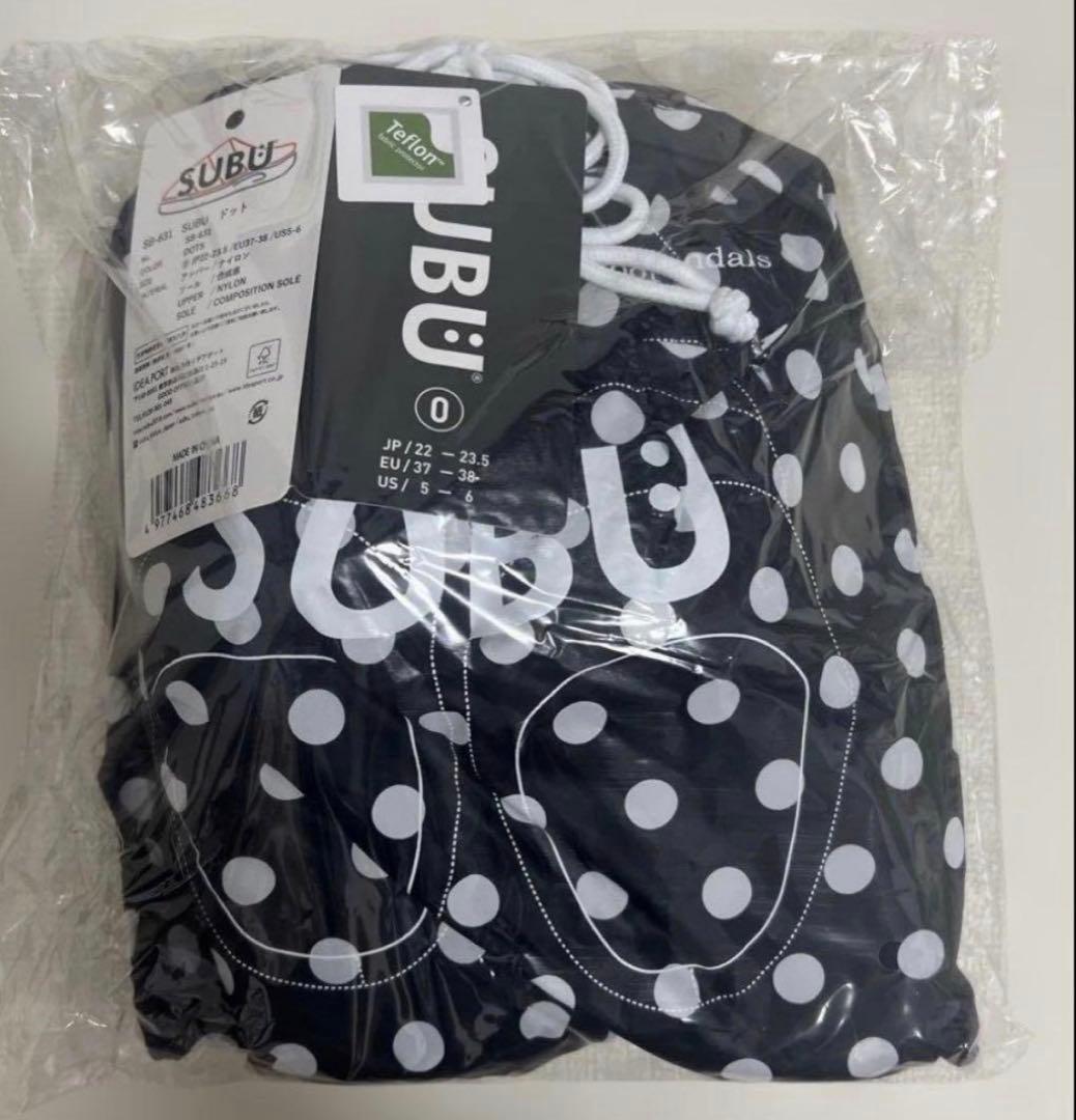 SUBU ドット柄 スリッパ 22〜23.5cm サイズ0 I've レイ　5