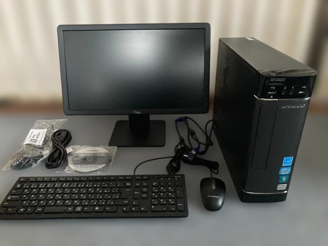 モニタOffcei付すぐ使えるLenovo HS520s i3/8GB/