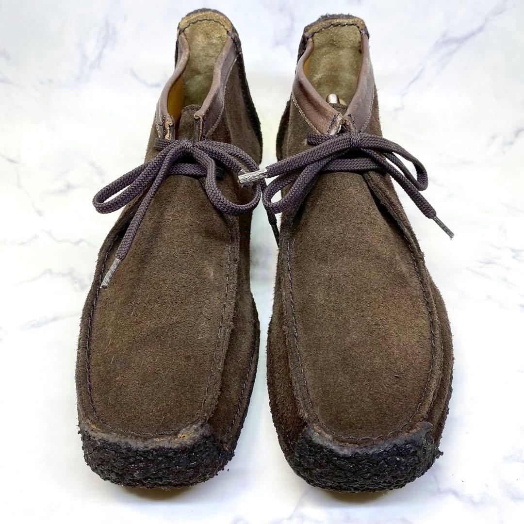 クラークス ワラビー 8.5 ナタリー HI スエード ブラウン Y0846 - メルカリ