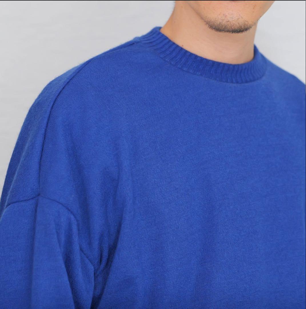 So 大山シュン Royal Blue Knit-sew ニット Mサイズ - メルカリ