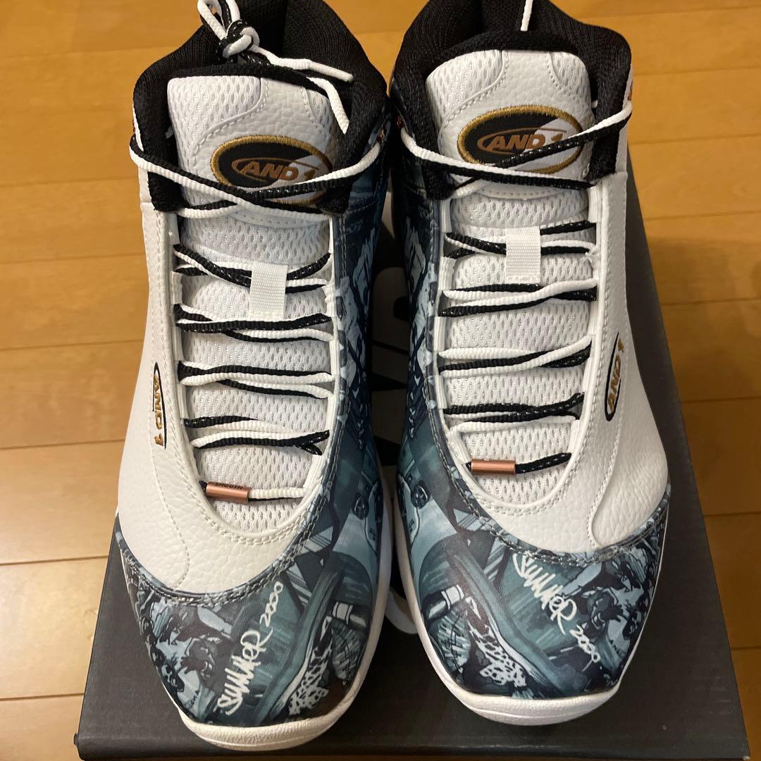 a*5様 未使用 and 1 tai chi 10.5 アンドワン NEW AND1 Tai Chi Mid Vince Carter White/White Size 11Rare Vintage